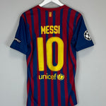 Shop 2011/12 BARCELONA MESSI #10 C/L HOME SHIRT (S) NIKE, classic football shirts, vintage football shirts & retro soccer jerseys at Cult Kits