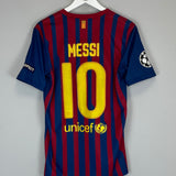 Shop 2011/12 BARCELONA MESSI #10 C/L HOME SHIRT (S) NIKE, classic football shirts, vintage football shirts & retro soccer jerseys at Cult Kits