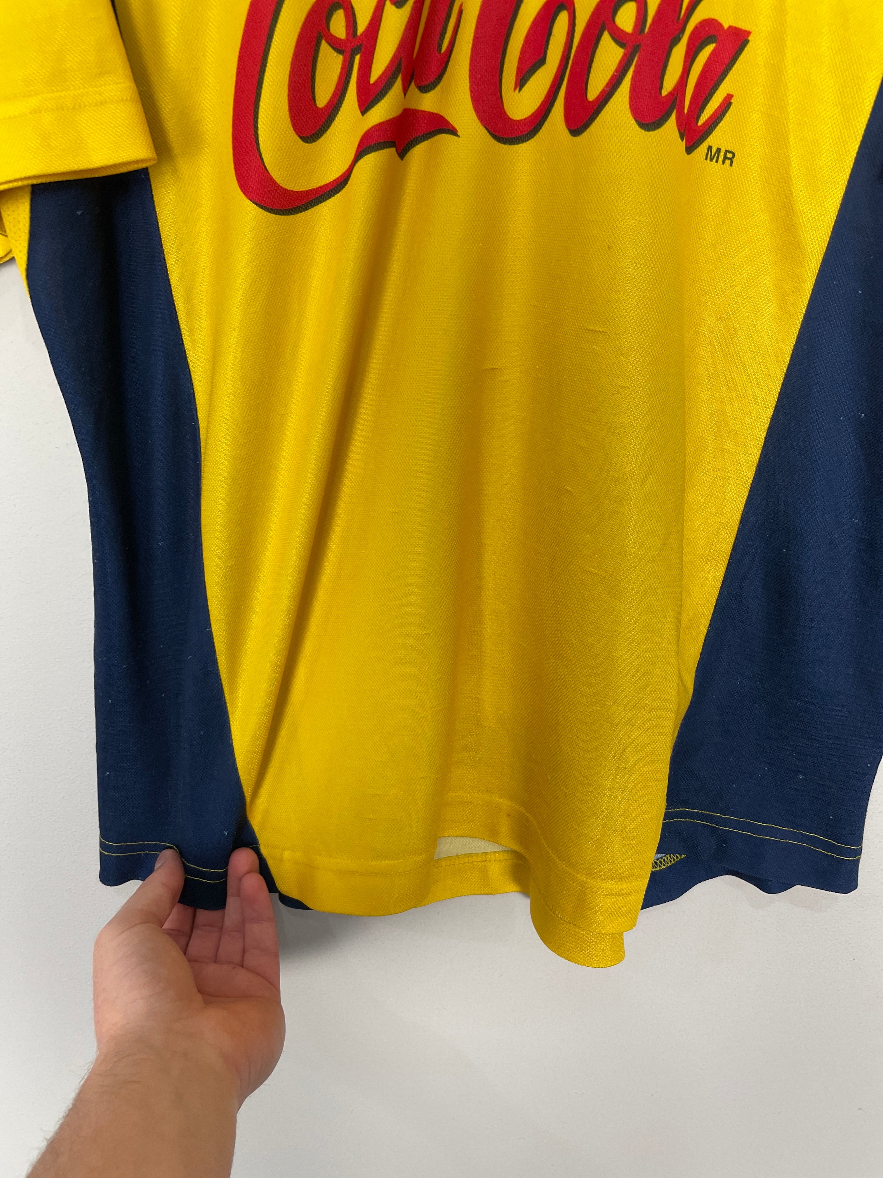Shop 2000/01 CLUB AMERICA HOME SHIRT (M) NIKE, classic football shirts, vintage football shirts & retro soccer jerseys at Cult Kits