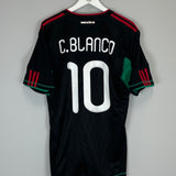Shop 2010 MEXICO C.BLANCO #10 AWAY SHIRT (L) ADIDAS, classic football shirts, vintage football shirts & retro soccer jerseys at Cult Kits