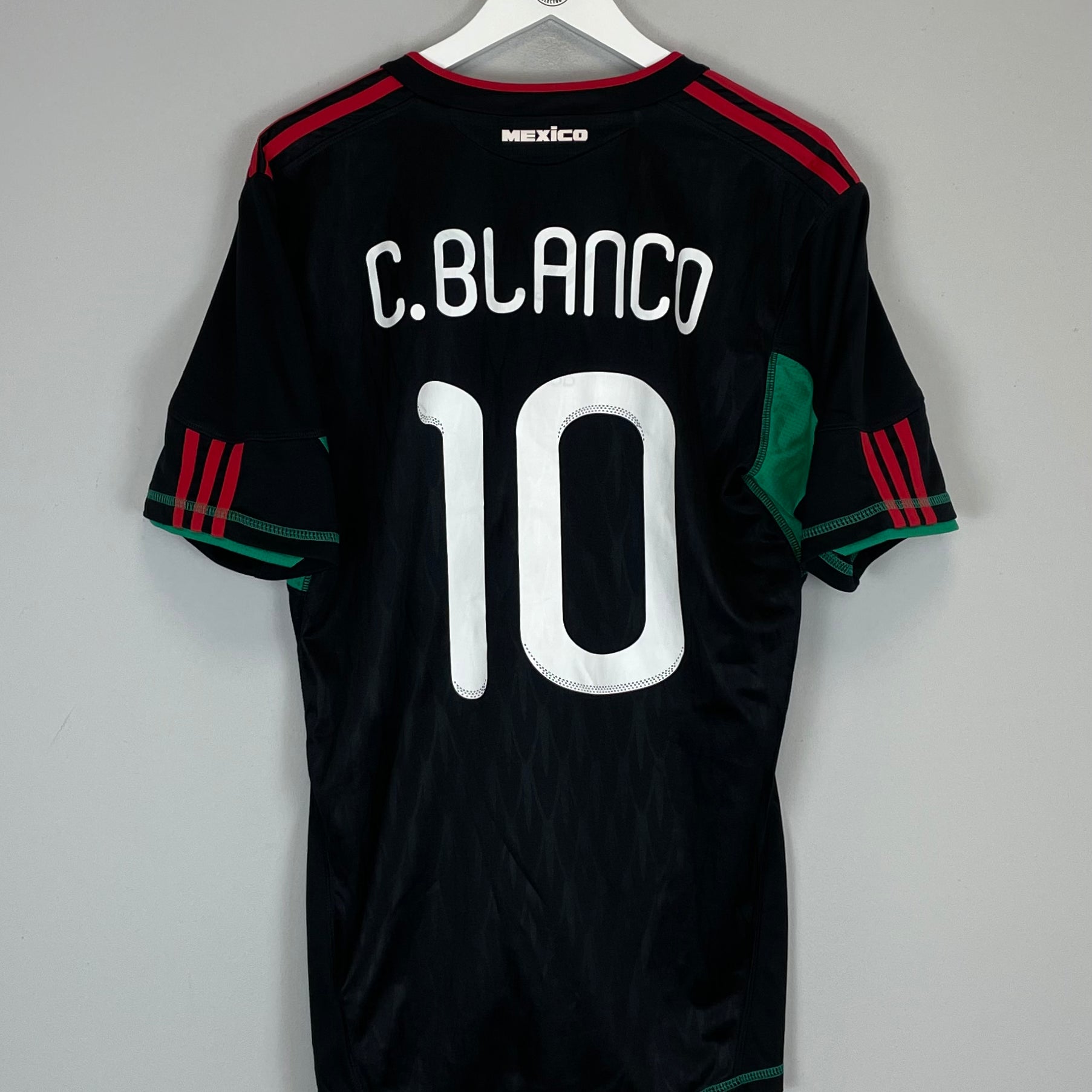 Shop 2010 MEXICO C.BLANCO #10 AWAY SHIRT (L) ADIDAS, classic football shirts, vintage football shirts & retro soccer jerseys at Cult Kits