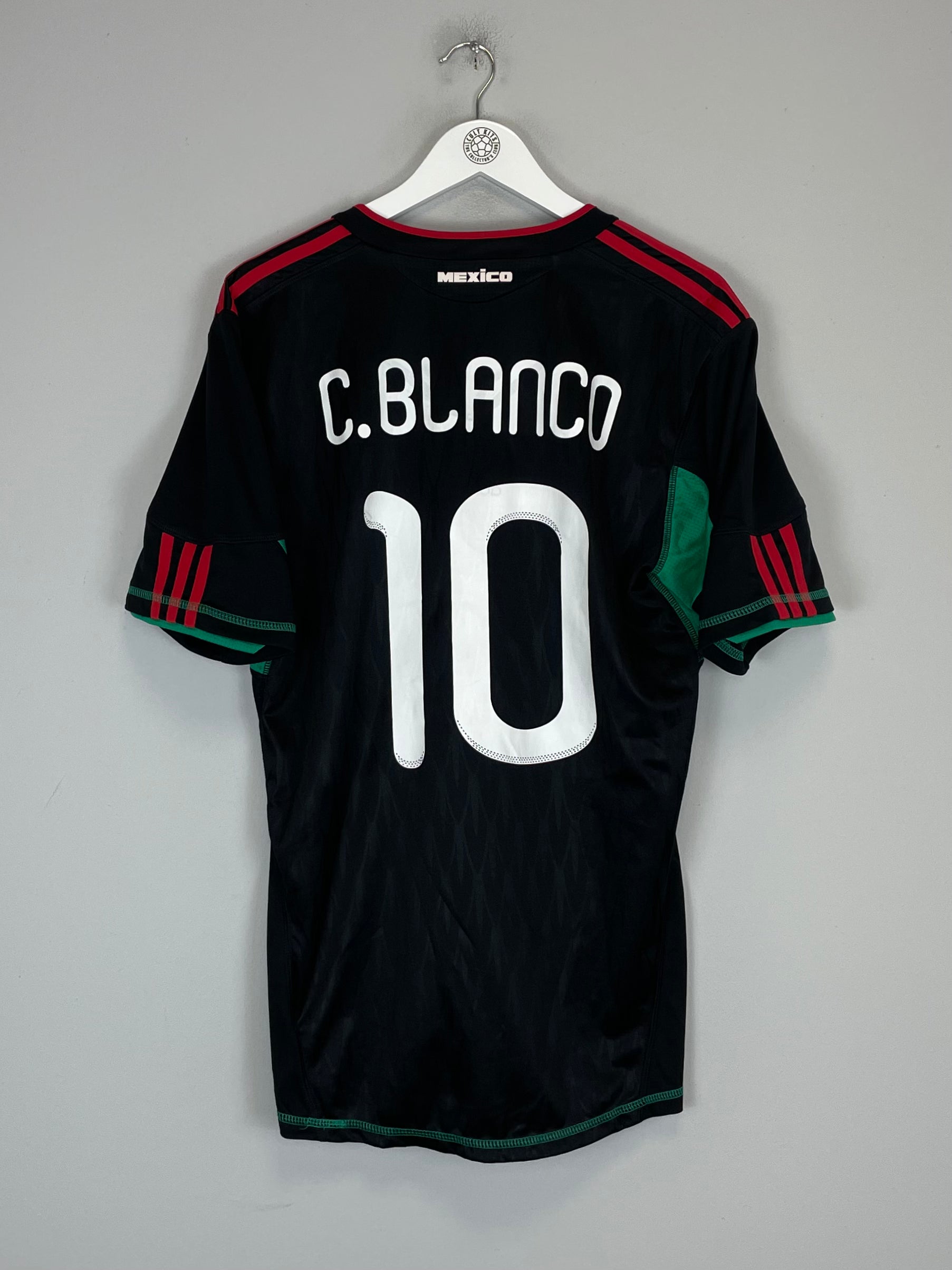 Shop 2010 MEXICO C.BLANCO #10 AWAY SHIRT (L) ADIDAS, classic football shirts, vintage football shirts & retro soccer jerseys at Cult Kits