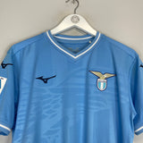 2023/24 LAZIO IMMOBILE #17 *MATCH ISSUE* HOME SHIRT (L) MIZUNO