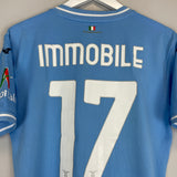 2023/24 LAZIO IMMOBILE #17 *MATCH ISSUE* HOME SHIRT (L) MIZUNO