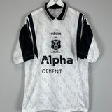 Shop 1996/97 ORLANDO PIRATES HOME SHIRT (L) ADIDAS, classic football shirts, vintage football shirts & retro soccer jerseys at Cult Kits