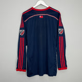 2014/15 NEW ENGLAND REVOLUTION L/S *PLAYER ISSUE* HOME SHIRT (2XL) ADIDAS