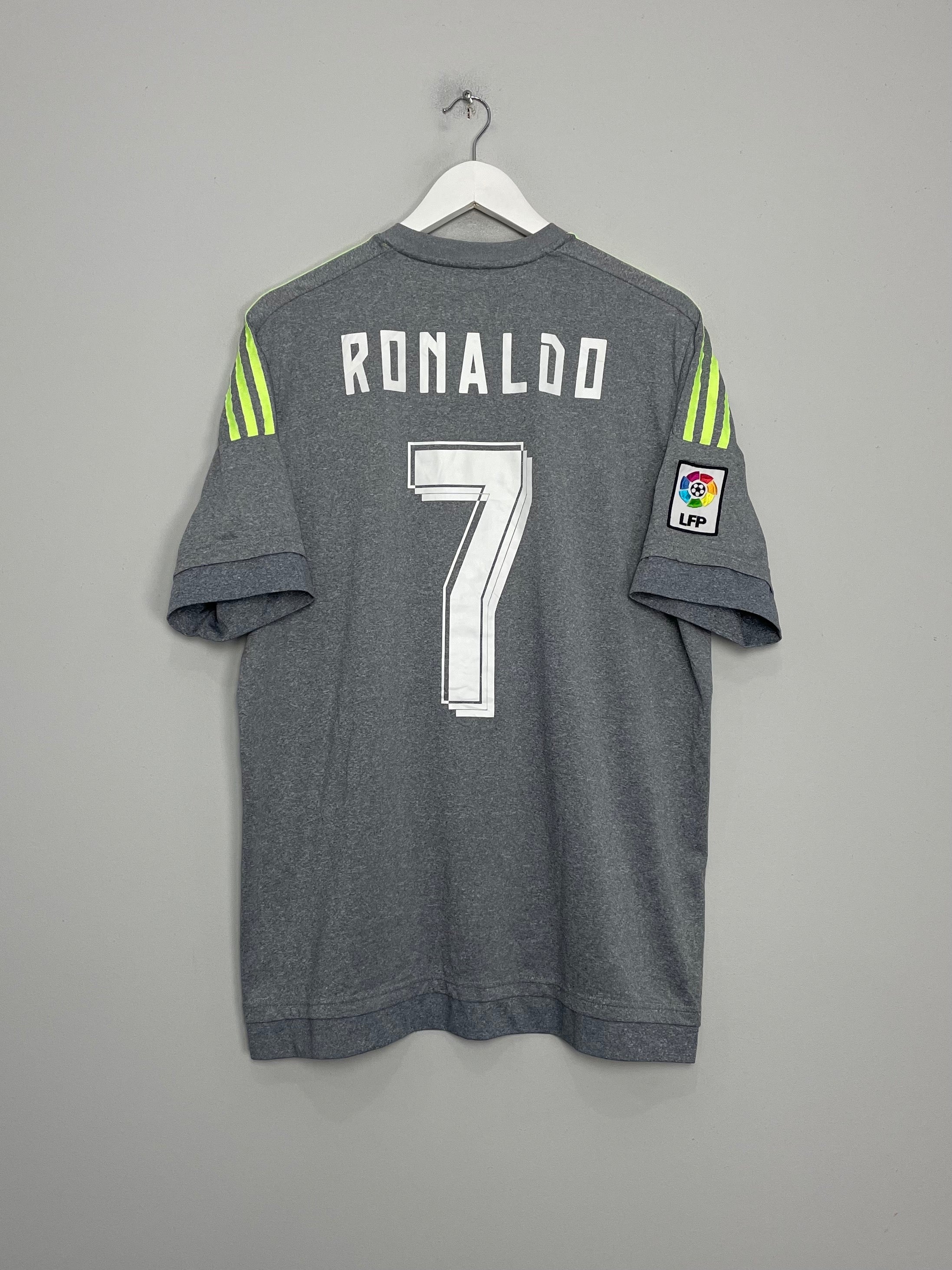 Shop 2015/16 REAL MADRID RONALDO #7 AWAY SHIRT (XL) ADIDAS, classic football shirts, vintage football shirts & retro soccer jerseys at Cult Kits