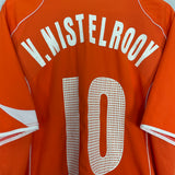 Shop 2004/06 NETHERLANDS V.NISTELROOY #10 HOME SHIRT (XL) NIKE, classic football shirts, vintage football shirts & retro soccer jerseys at Cult Kits