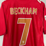 Shop 2006/08 ENGLAND BECKHAM #7 AWAY SHIRT (M) UMBRO, classic football shirts, vintage football shirts & retro soccer jerseys at Cult Kits