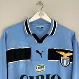 1998/00 LAZIO #9 L/S HOME SHIRT (M) PUMA