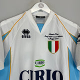 2001 LAZIO MANCINI #10 'TESTIMONIAL MANCIO DAY' SHIRT (S) ERREA