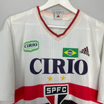 Shop 1998 SAO PAULO #10 HOME SHIRT (M) ADIDAS, classic football shirts, vintage football shirts & retro soccer jerseys at Cult Kits