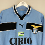 1998/00 LAZIO INZAGHI #21 L/S HOME SHIRT (L) PUMA