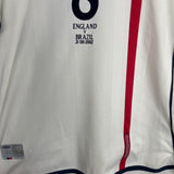 Shop 2001/03 ENGLAND SCHOLES #8 HOME SHIRT (S) UMBRO, classic football shirts, vintage football shirts & retro soccer jerseys at Cult Kits