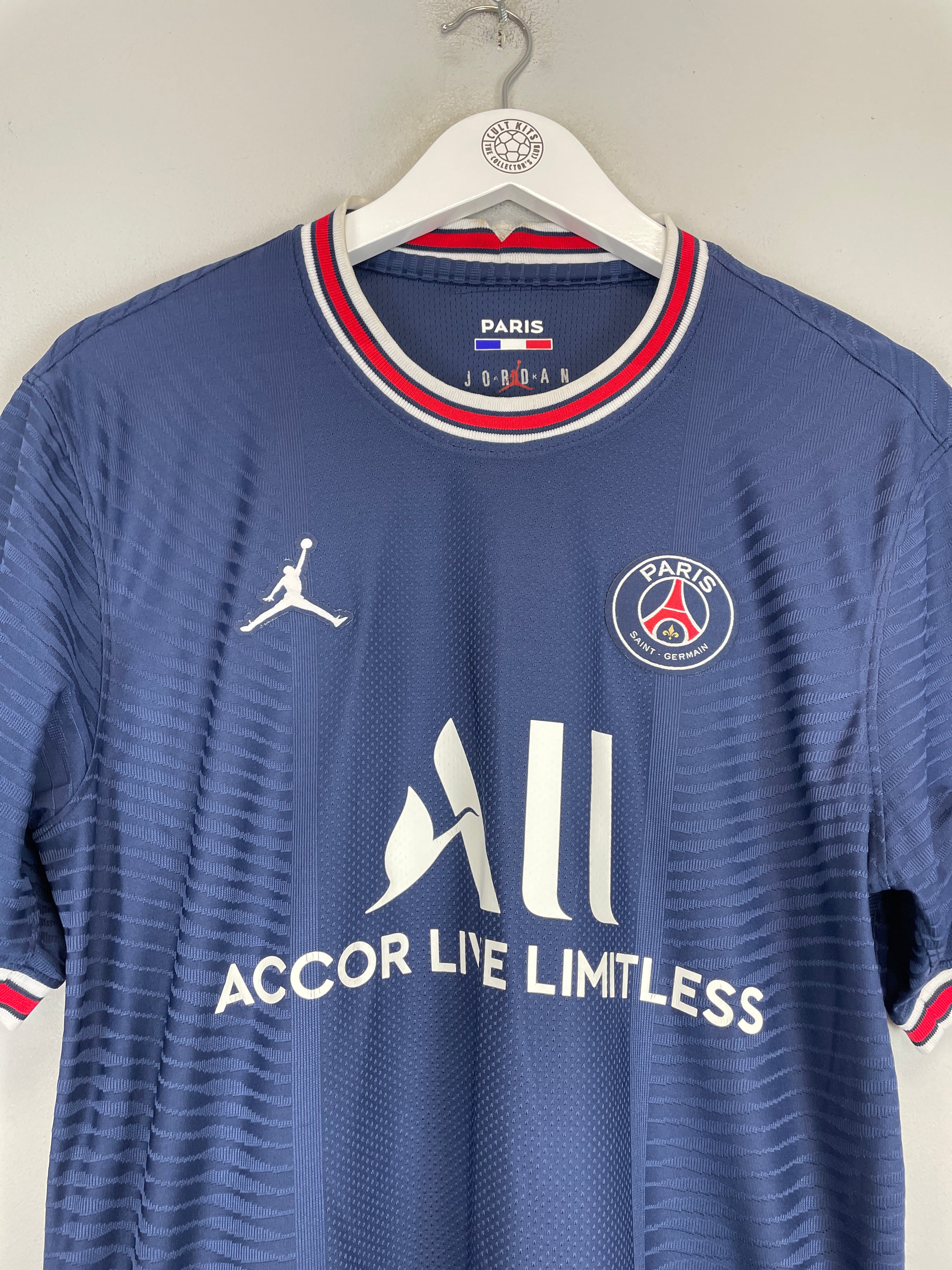 Shop 2021/22 PSG MESSI #30 *AUTHENTIC* HOME SHIRT (XL) JORDAN, classic football shirts, vintage football shirts & retro soccer jerseys at Cult Kits