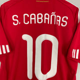 Shop 2010/11 PARAGUAY S.CABANAS #10 HOME SHIRT (L) ADIDAS, classic football shirts, vintage football shirts & retro soccer jerseys at Cult Kits