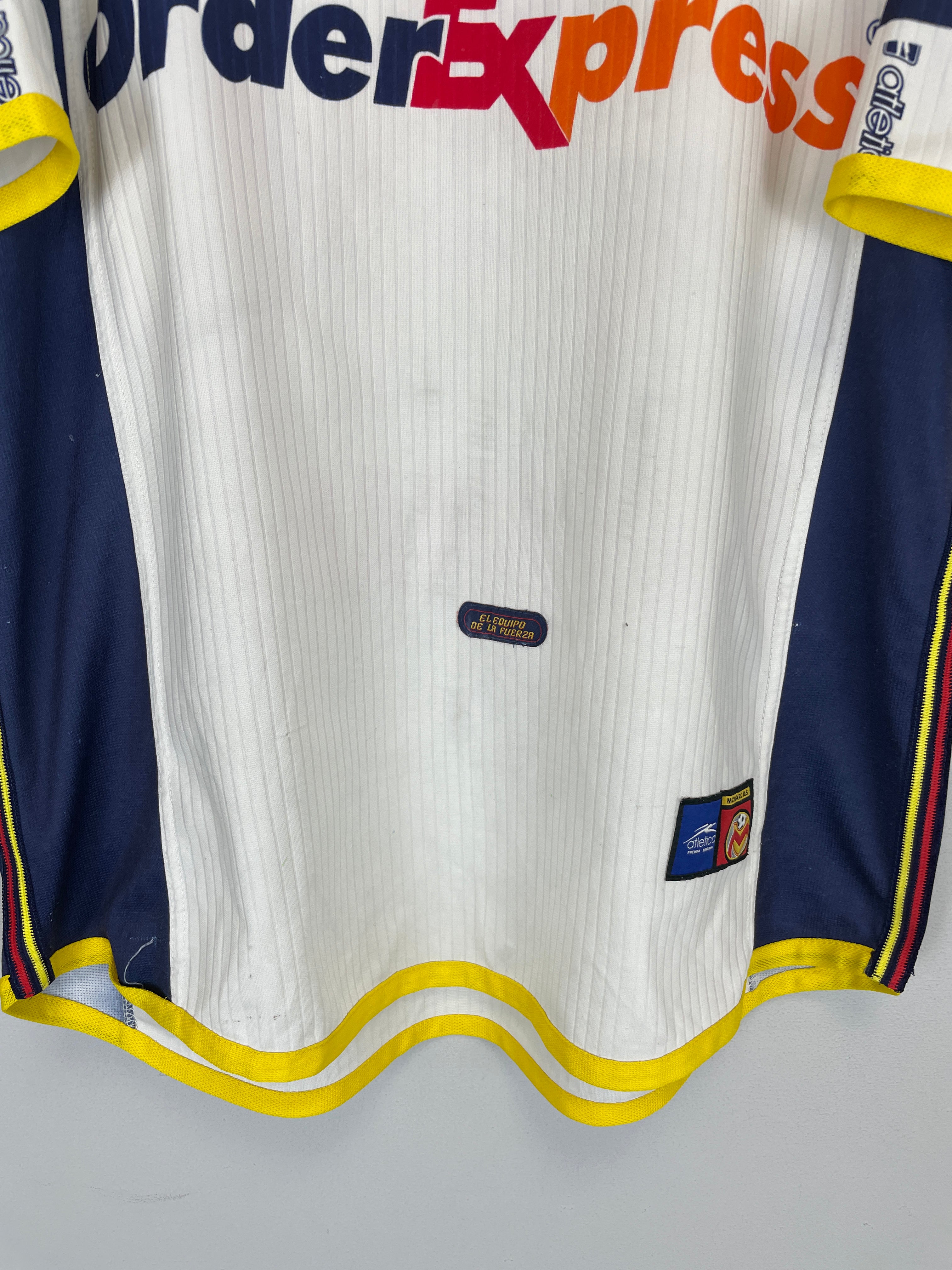 Shop 2000/01 MONARCAS MORELIA AWAY SHIRT (M) ATLETICA, classic football shirts, vintage football shirts & retro soccer jerseys at Cult Kits