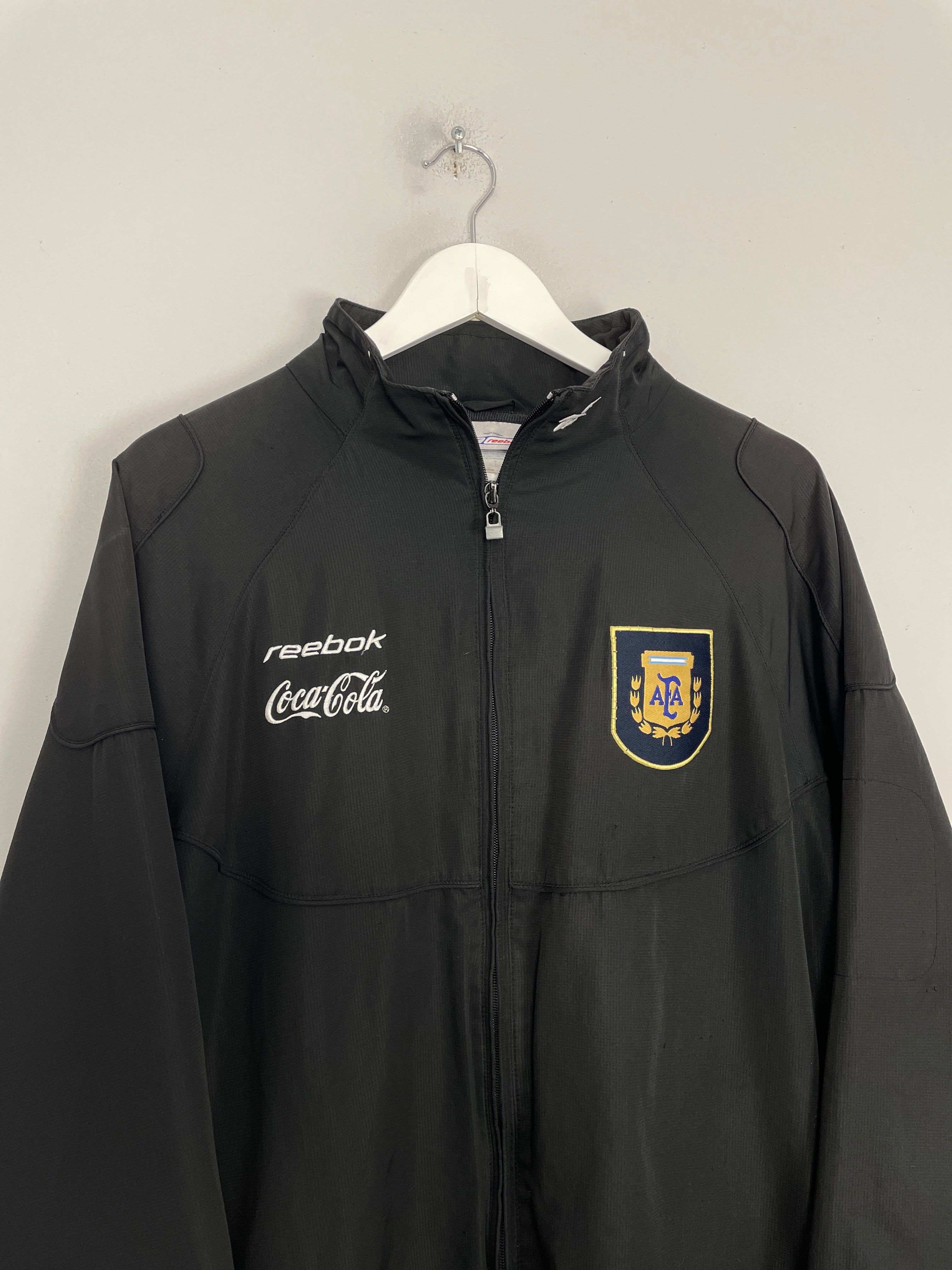 Shop 1999/00 ARGENTINA TRACK JACKET (M) ADIDAS, classic football shirts, vintage football shirts & retro soccer jerseys at Cult Kits