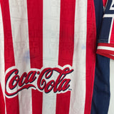 Shop 1999/00 CHIVAS GUADALAJARA HOME SHIRT (L) ATLETICA, classic football shirts, vintage football shirts & retro soccer jerseys at Cult Kits