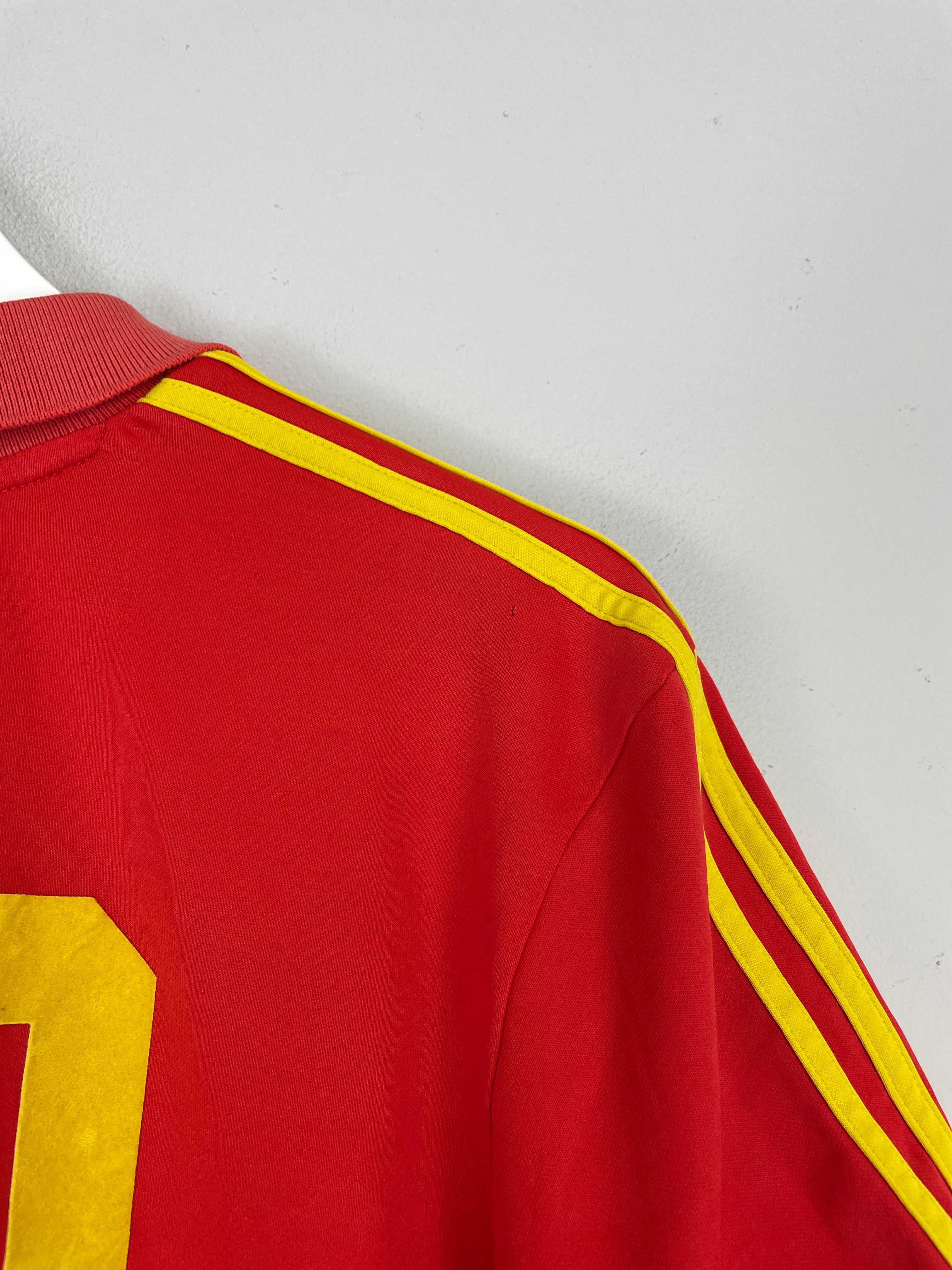 Shop 1982 SPAIN #10 *ADIDAS ORIGINALS* HOME SHIRT (XL), classic football shirts, vintage football shirts & retro soccer jerseys at Cult Kits