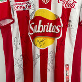 2008/09 NECAXA *SQUAD SIGNED* HOME SHIRT (M) VOIT