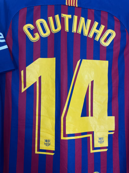 2018/19 BARCELONA COUTINHO #14 HOME SHIRT (S) NIKE