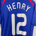 Shop 2007/08 FRANCE HENRY #12 HOME SHIRT (S) ADIDAS, classic football shirts, vintage football shirts & retro soccer jerseys at Cult Kits