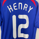 Shop 2007/08 FRANCE HENRY #12 HOME SHIRT (S) ADIDAS, classic football shirts, vintage football shirts & retro soccer jerseys at Cult Kits