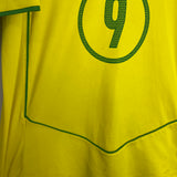 2004/06 BRAZIL RONALDO #9 HOME SHIRT (XL) NIKE