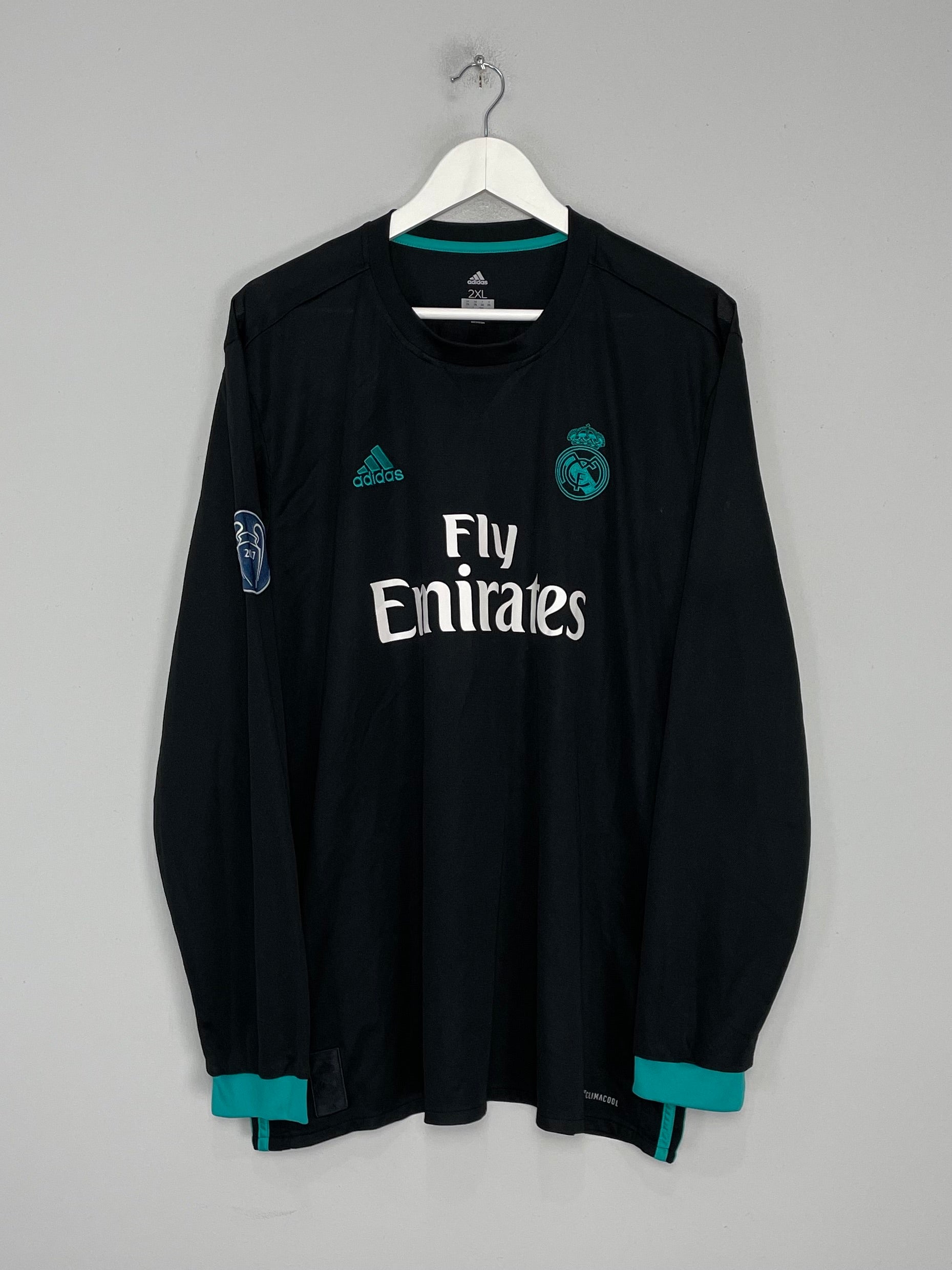 Shop 2017/18 REAL MADRID RONALDO #7 L/S AWAY SHIRT (XXL) ADIDAS, classic football shirts, vintage football shirts & retro soccer jerseys at Cult Kits