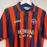 Shop 1993/94 RANGERS AWAY SHIRT (M) ADIDAS, classic football shirts, vintage football shirts & retro soccer jerseys at Cult Kits