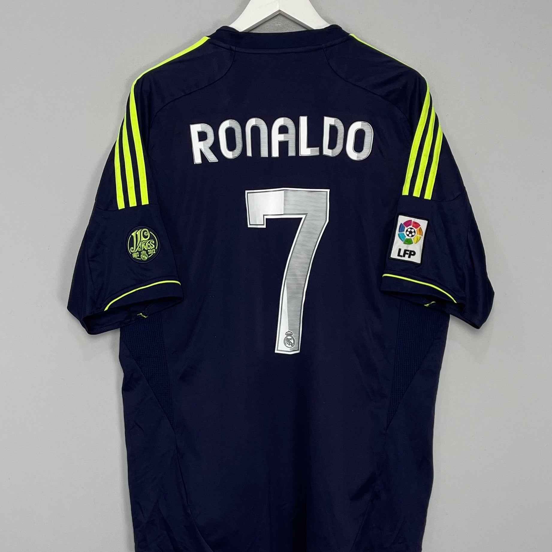 Shop 2012/13 REAL MADRID RONALDO #7 AWAY SHIRT (XXL) ADIDAS, classic football shirts, vintage football shirts & retro soccer jerseys at Cult Kits