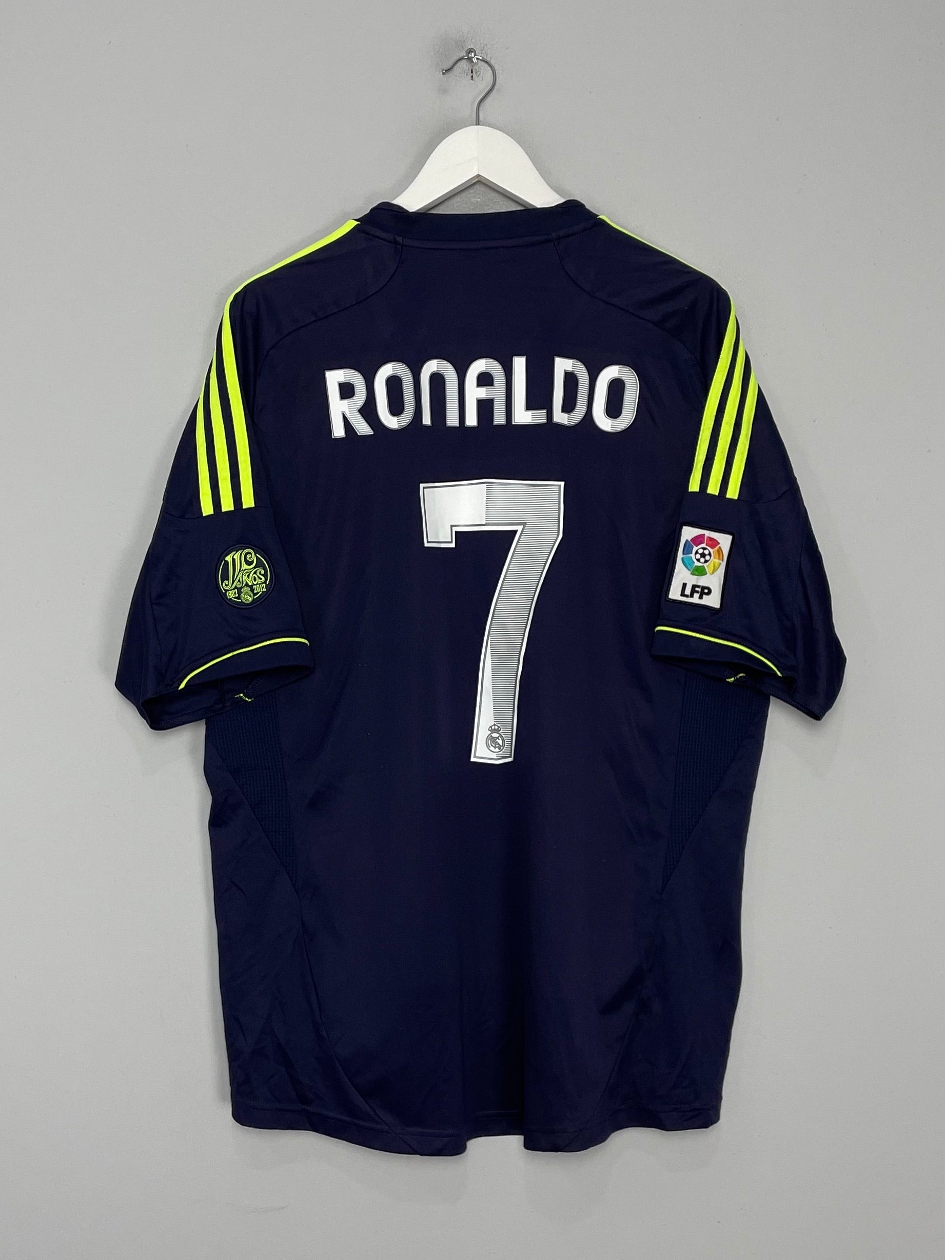 Shop 2012/13 REAL MADRID RONALDO #7 AWAY SHIRT (XXL) ADIDAS, classic football shirts, vintage football shirts & retro soccer jerseys at Cult Kits