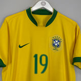 2006/07 BRAZIL JUNINHO #19 HOME SHIRT (L) NIKE