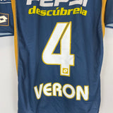 2004/05 UNAM PUMAS VERON #4 AWAY SHIRT (L) LOTTO