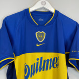 2001/02 BOCA JUNIORS HOME SHIRT (M) NIKE
