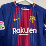 Shop 2017/18 BARCELONA MESSI #10 HOME SHIRT (L) NIKE, classic football shirts, vintage football shirts & retro soccer jerseys at Cult Kits