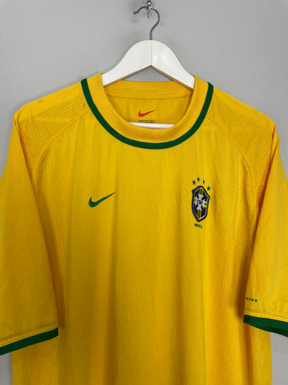 2000/02 BRAZIL *PROTOTYPE* HOME SHIRT (XL) NIKE
