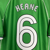 Shop 2001/03 IRELAND KEANE #6 HOME SHIRT (L) UMBRO, classic football shirts, vintage football shirts & retro soccer jerseys at Cult Kits