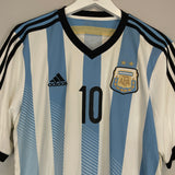 2014/15 ARGENTINA MESSI #10 HOME SHIRT (L) ADIDAS