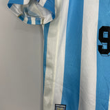 1998/99 ARGENTINA BATISTUTA #9 HOME SHIRT (L) ADIDAS