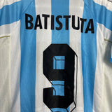 1998/99 ARGENTINA BATISTUTA #9 HOME SHIRT (L) ADIDAS