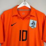 2006/08 NETHERLANDS VAN DER VAART #10 HOME SHIRT (L) NIKE