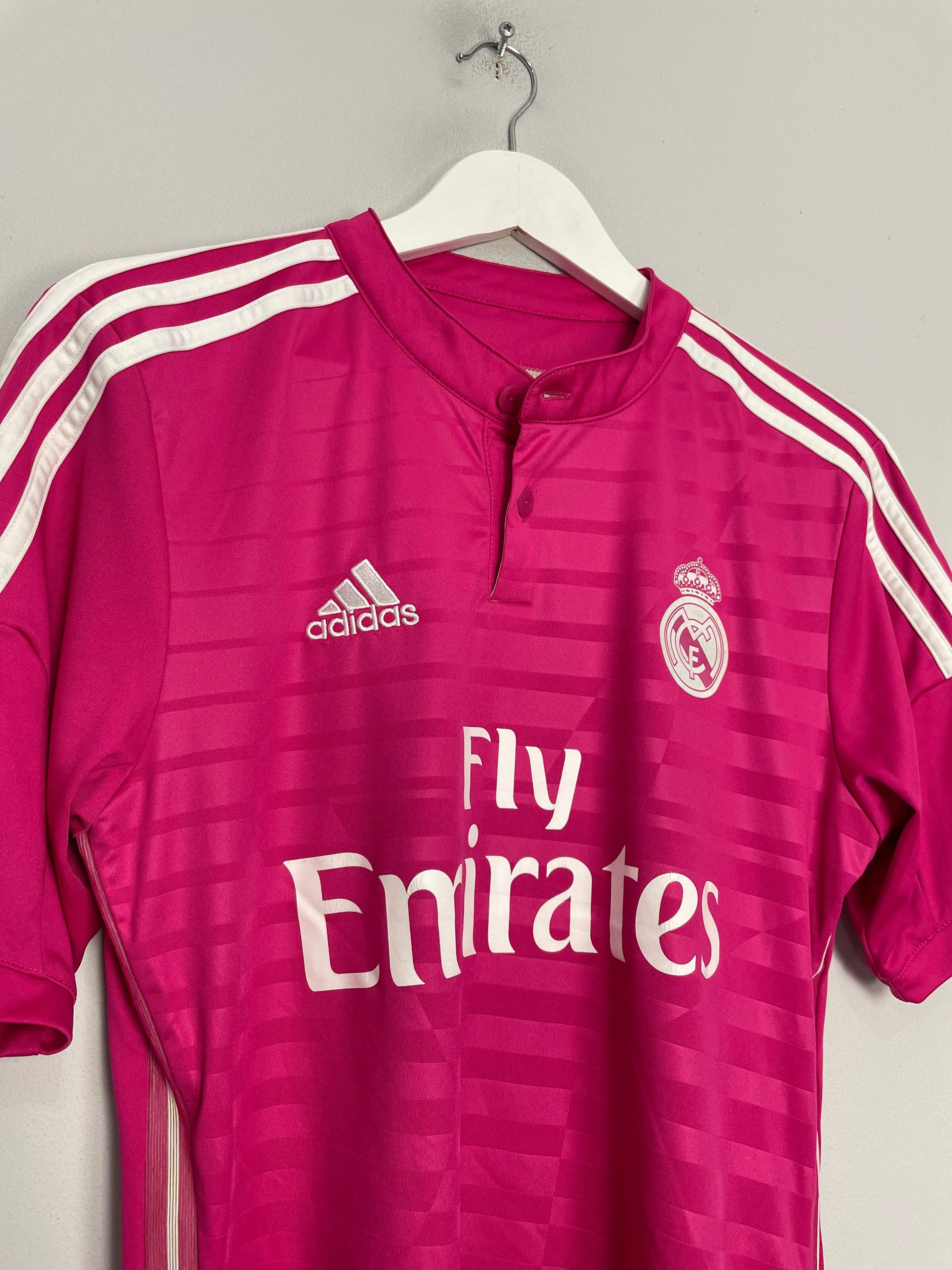 Shop 2014/15 REAL MADRID BENZEMA #9 AWAY SHIRT (S) ADIDAS, classic football shirts, vintage football shirts & retro soccer jerseys at Cult Kits