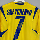 2006/08 UKRAINE SHEVCHENKO #7 HOME SHIRT (XL) LOTTO