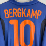 2000/02 NETHERLANDS BERGKAMP #10 AWAY SHIRT (XL) NIKE