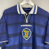 1998/00 SCOTLAND HOME SHIRT (XL) UMBRO