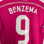 Shop 2014/15 REAL MADRID BENZEMA #9 AWAY SHIRT (S) ADIDAS, classic football shirts, vintage football shirts & retro soccer jerseys at Cult Kits