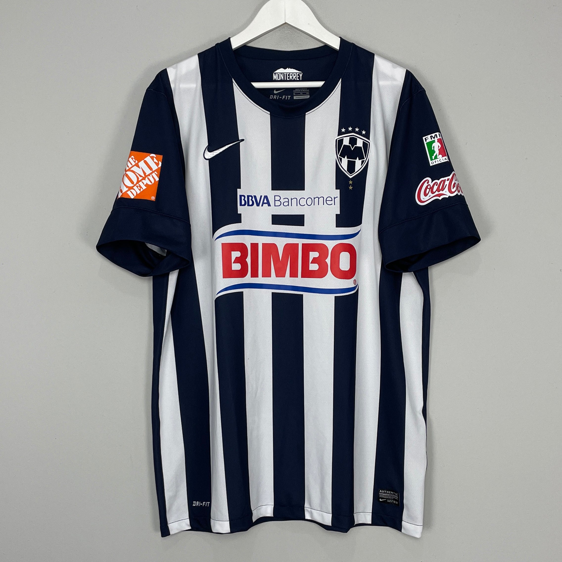 Shop 2012/13 MONTERREY HOME SHIRT (XL) NIKE, classic football shirts, vintage football shirts & retro soccer jerseys at Cult Kits