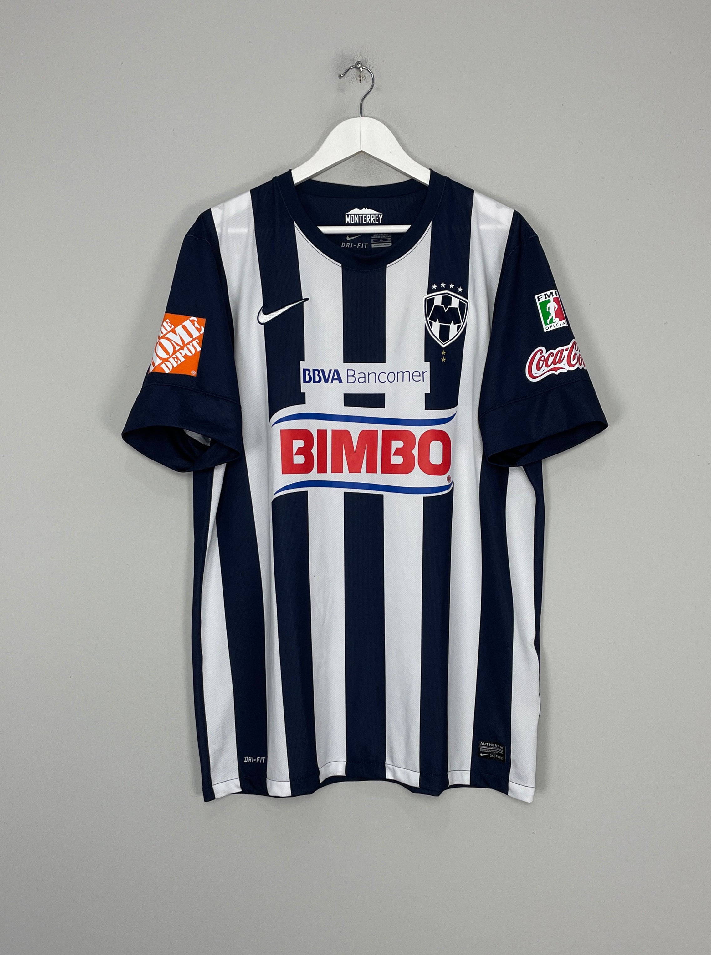 Shop 2012/13 MONTERREY HOME SHIRT (XL) NIKE, classic football shirts, vintage football shirts & retro soccer jerseys at Cult Kits